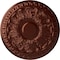Ekena Millwork Colton Ceiling Medallion (Fits Canopies up to 4 3/4"), 15 3/4"OD x 1 1/2"P, Antique Copper CM15CNACS - alternate 1
